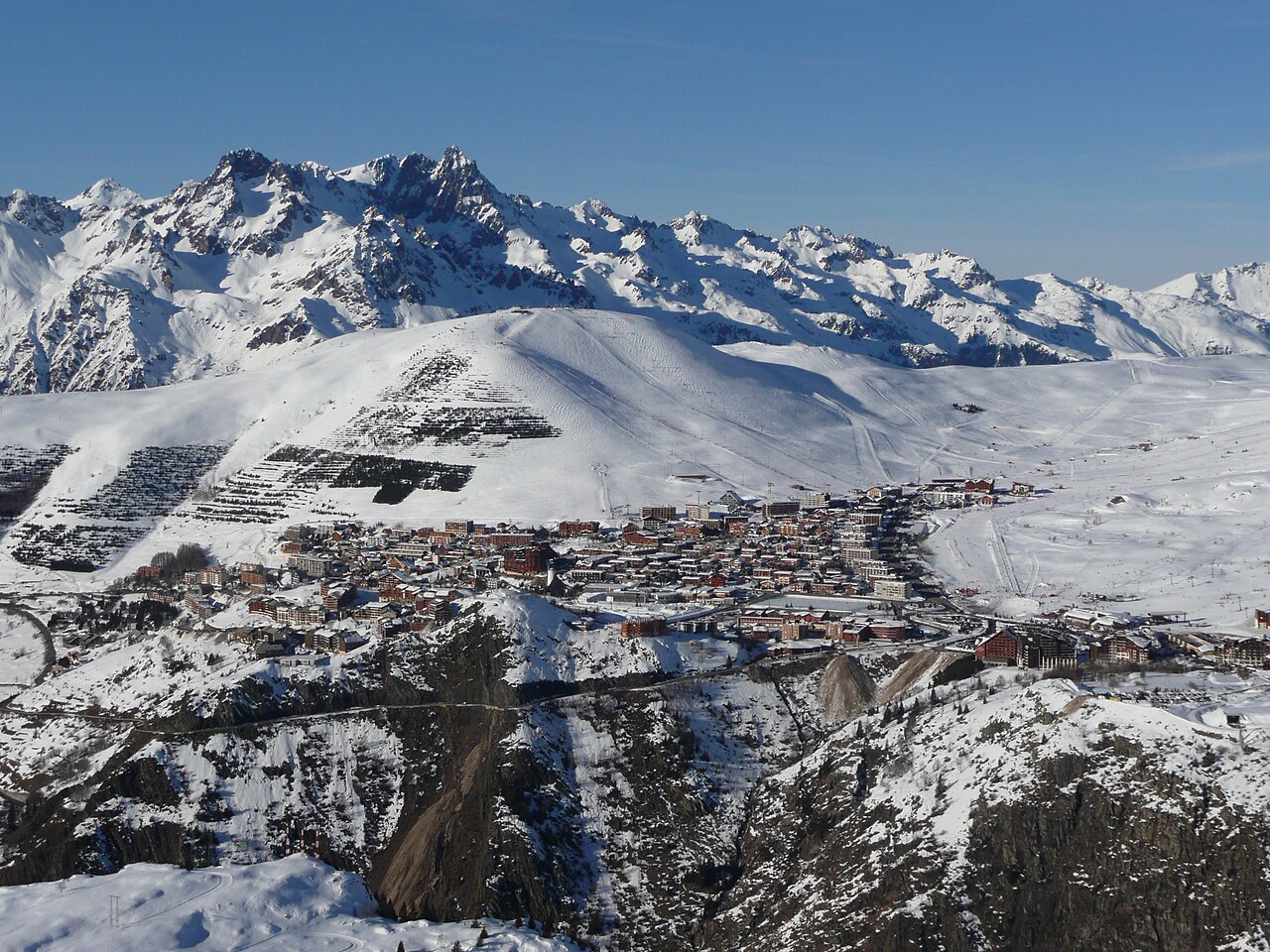 Alpe d'Huez background