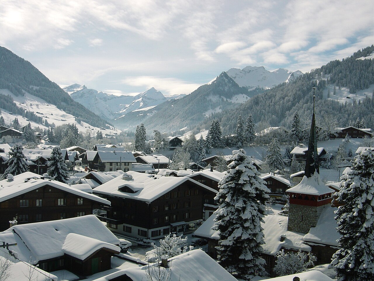 Gstaad ski resort